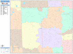 Sterling Heights Digital Map Color Cast Style